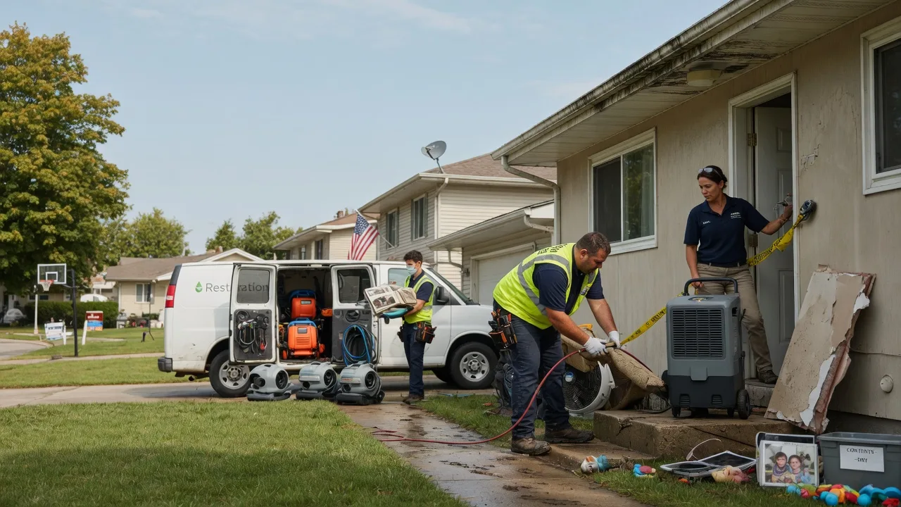 Water Damage Restoration in Wedron, IL near me